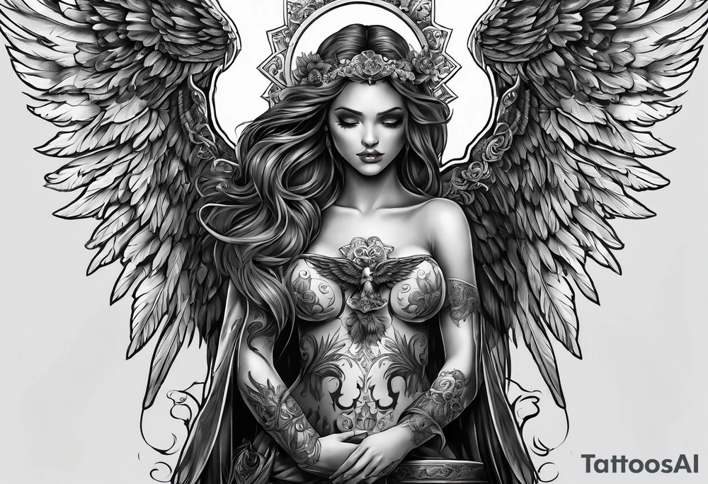Angel of death tattoo idea