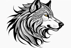 Lobo wolf for a male tattoo tattoo idea