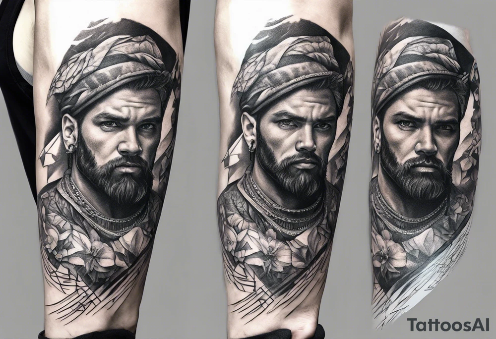 Brutal sleeve tattoo tattoo idea