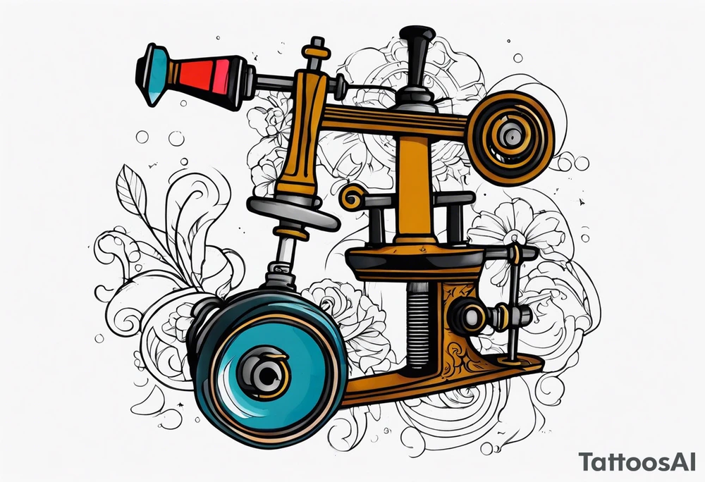 Tattoo machine tattoo idea