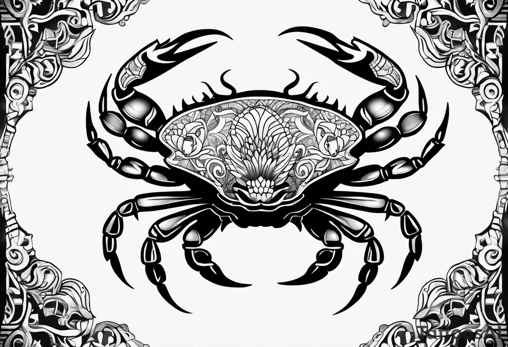 Cancer Crab tattoo idea