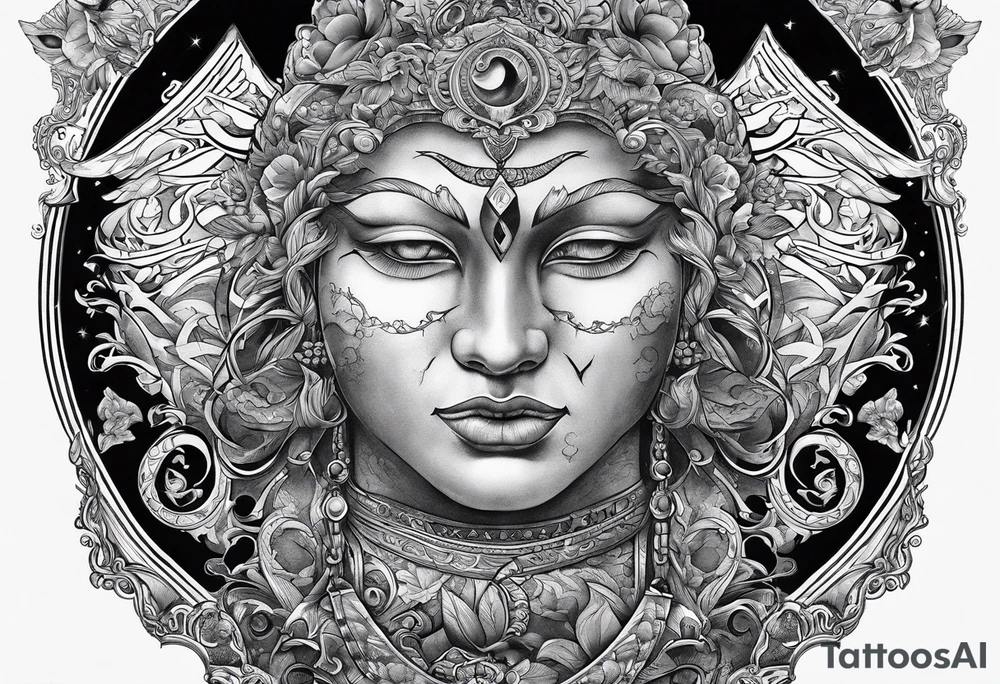 Representation of the book of Genesis tattoo idea