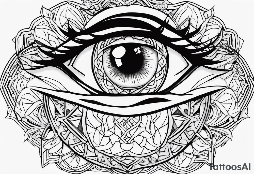 Byakugan eyes tattoo idea