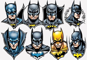 batman sleeve tattoo idea