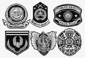 Military police tattoo idea