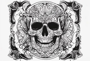 bloody cut tattoo idea