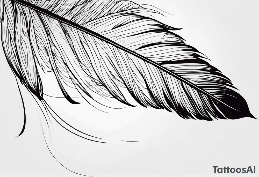 Feather Lightness tattoo idea