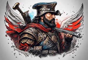 Herald of war tattoo idea
