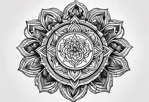 Heart chakra tattoo idea
