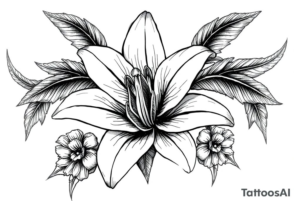 Lilly of the vally tattoo idea