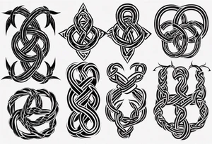 fathers knot tattoo idea