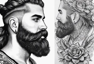 tatuaje de santa barbara en la espalda tattoo idea