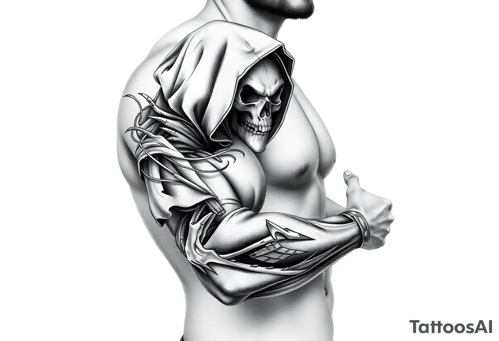 Grim reaper tattoo idea