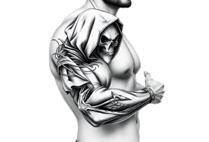 Grim reaper tattoo idea