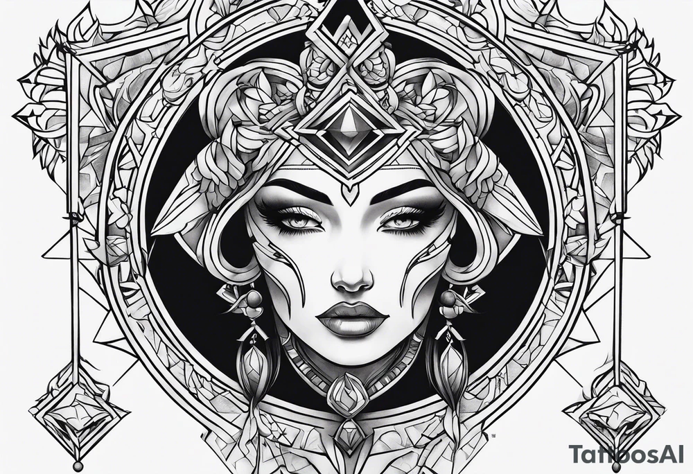 Justicia tattoo idea