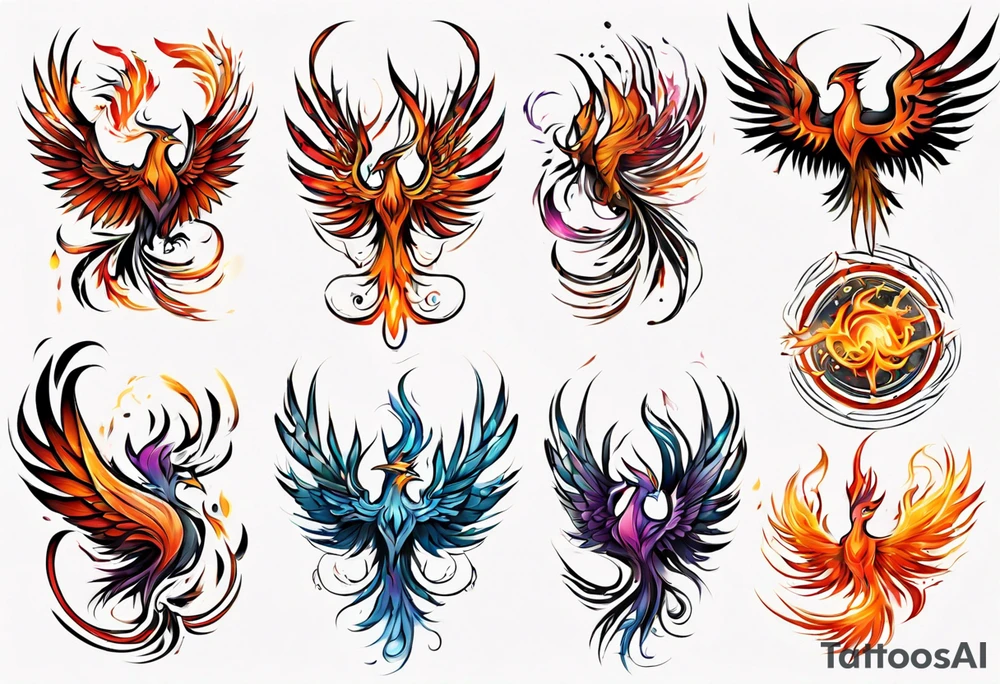 Phoenix tattoo idea