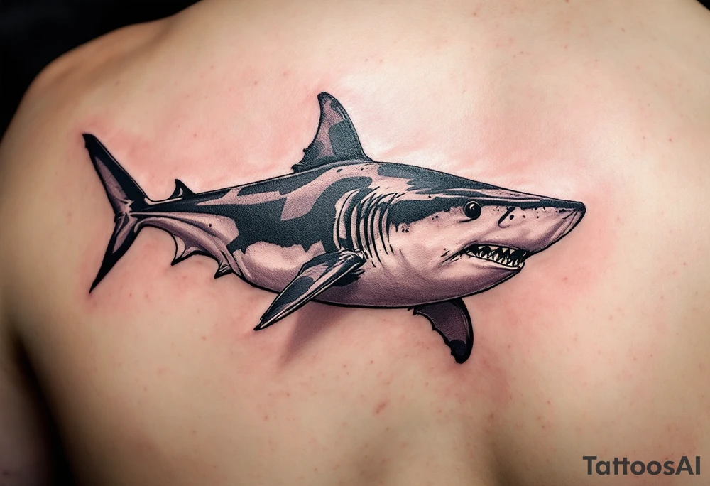 nurse shark tattoo idea