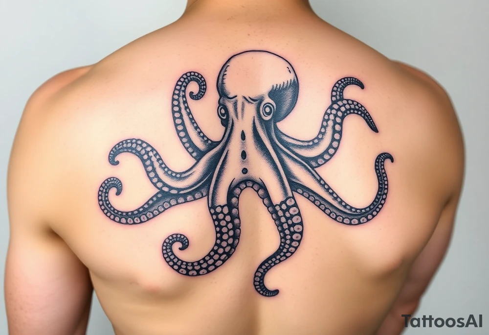 Colorful Octopus tattoo idea