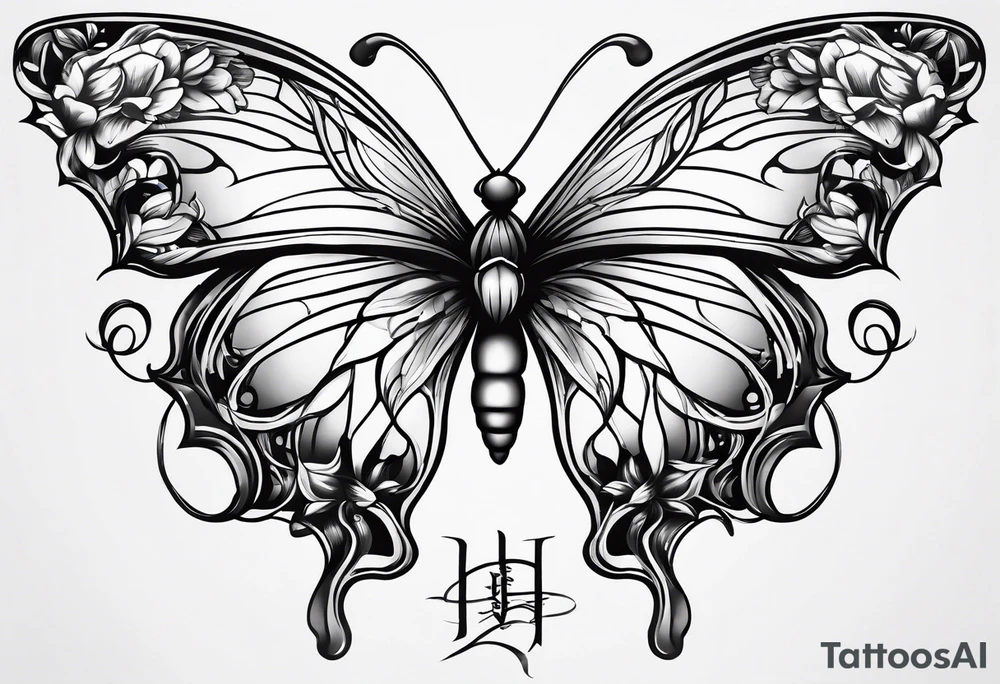 Honeysuckle tattoo idea