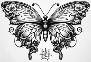 Honeysuckle tattoo idea