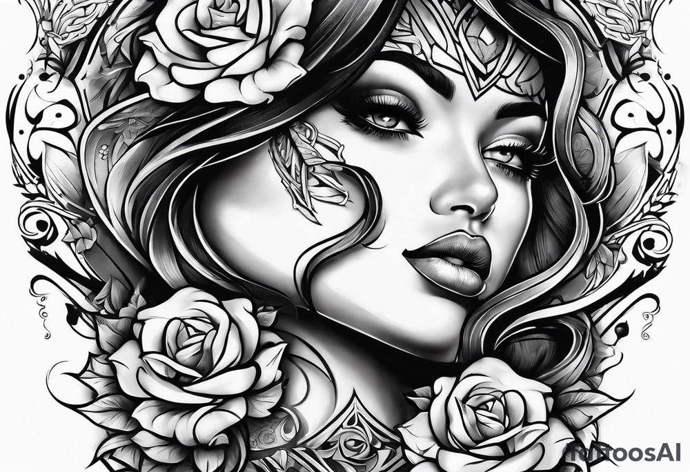 Chicano script tattoo idea