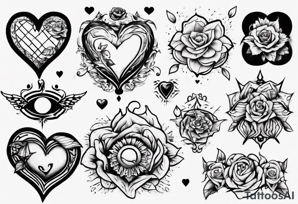 love bed tattoo idea