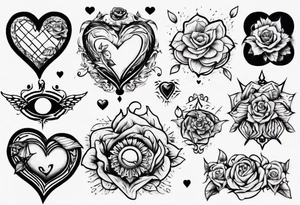love bed tattoo idea