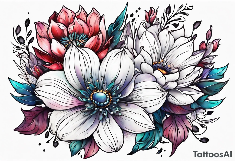 Flower tattoo idea