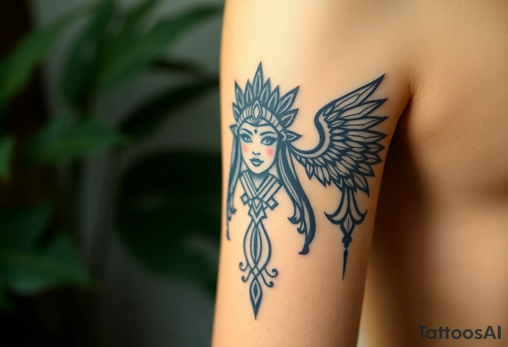 Asian Indian, Gemini, bratz doll tattoo idea