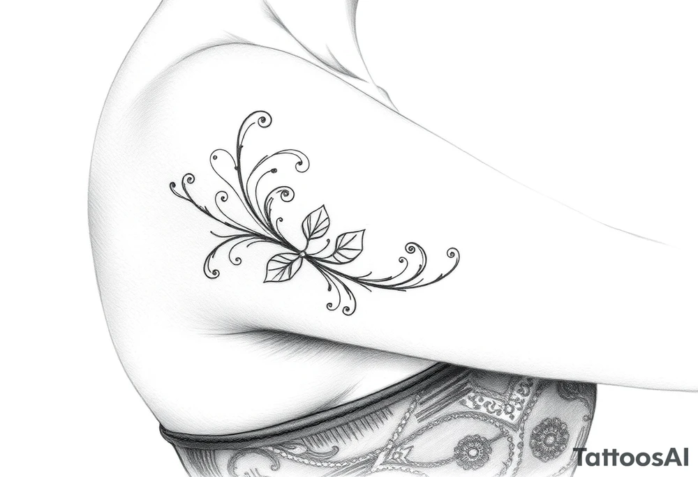 Drawing of Woman’s body tattoo idea