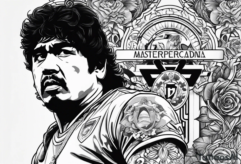 Diego Maradona tattoo idea