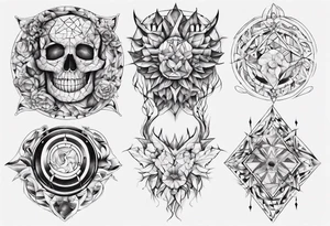 mosaique tattoo idea