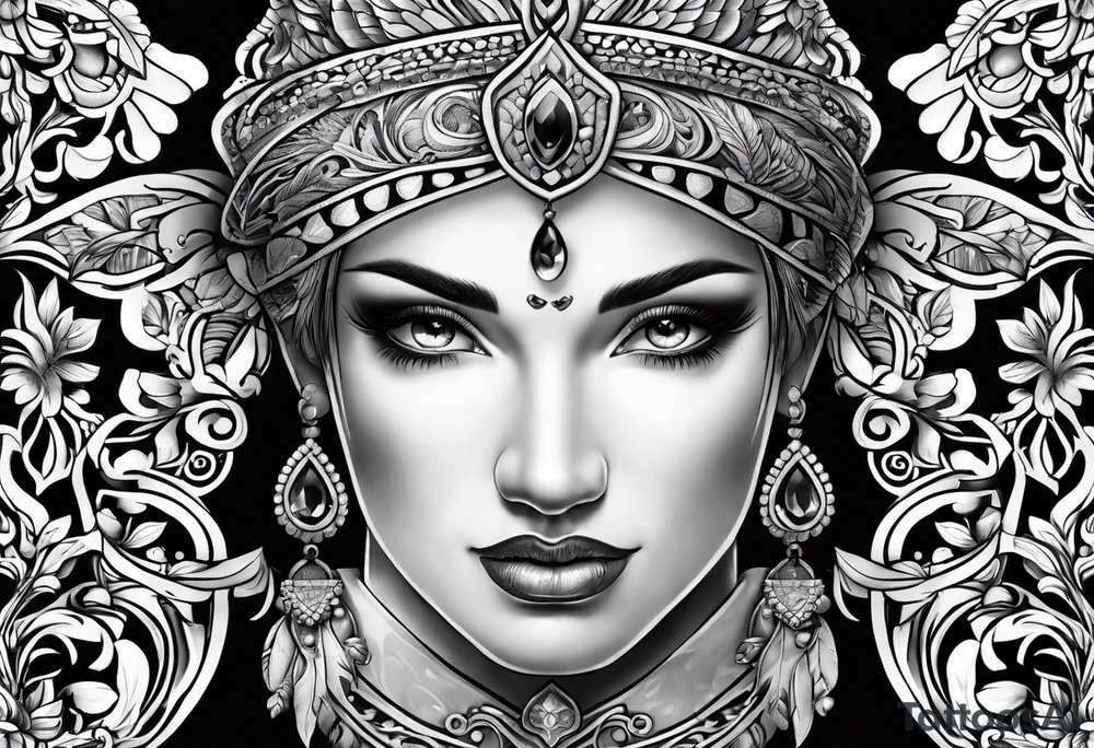 tooled Leather tattoo tattoo idea