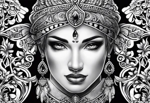 tooled Leather tattoo tattoo idea