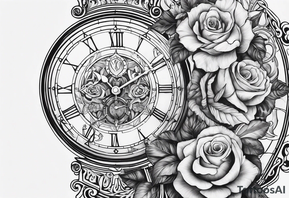 1-6-99 with a clock with armariyaun richardson tattoo idea 1-6-99 with a clock with armariyaun richardson tattoo idea