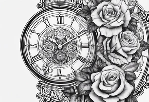 1-6-99 with a clock with armariyaun richardson tattoo idea