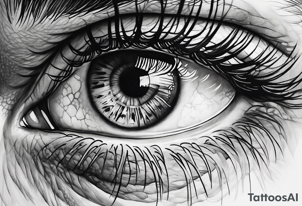 Eyes tattoo idea
