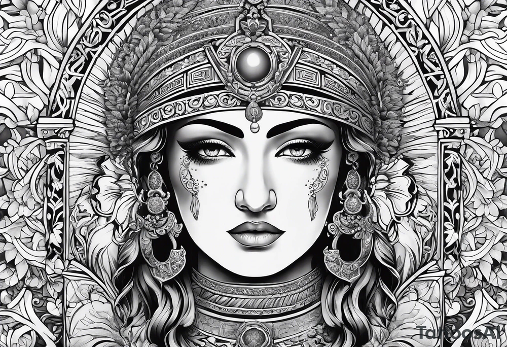 fine line greek tattoo tattoo idea
