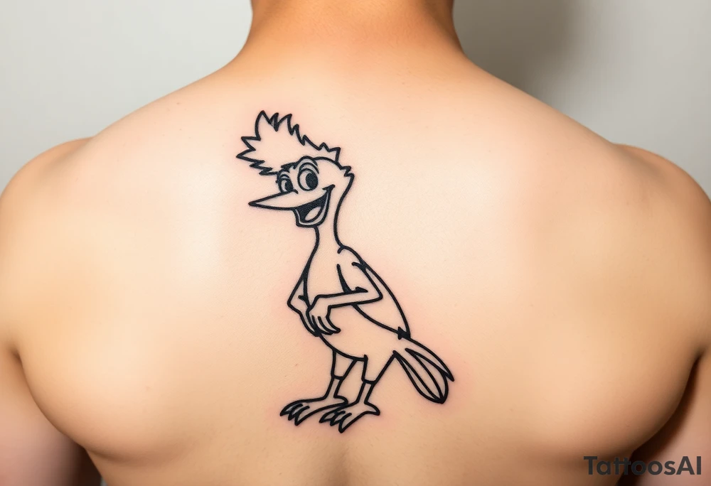 Woody the woodpecker  cartoon tattoo idea