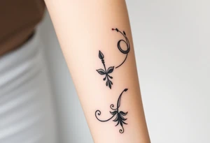 Large tooled leather tattoo idea