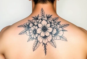 Bouquet march April may July September and October birth flowers tattoo idea
