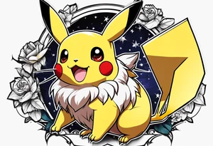 Pickachu tattoo idea