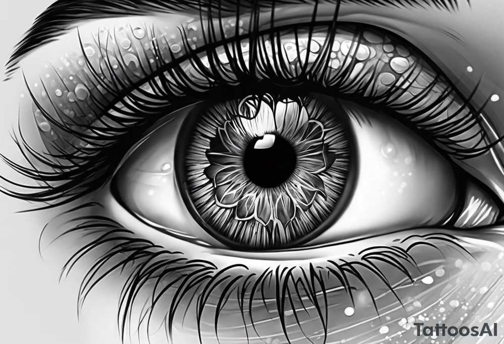 Eye ball tattoo idea
