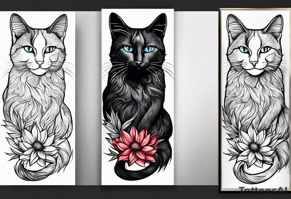Inside arm above wrist cat tattoo tattoo idea