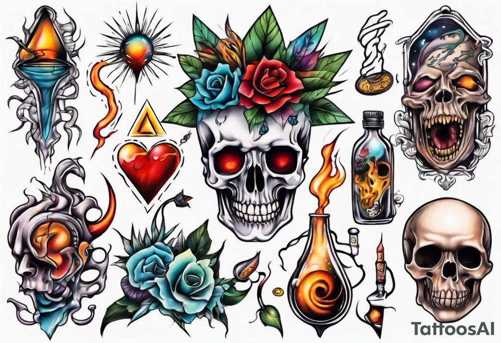 Addiction tattoo idea