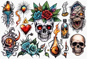 Addiction tattoo idea