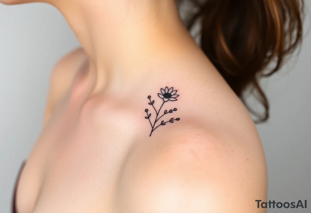 Best friend/neighbor that’s shares a driveway on walnut street that loves wildflowers and witchy things tattoo idea