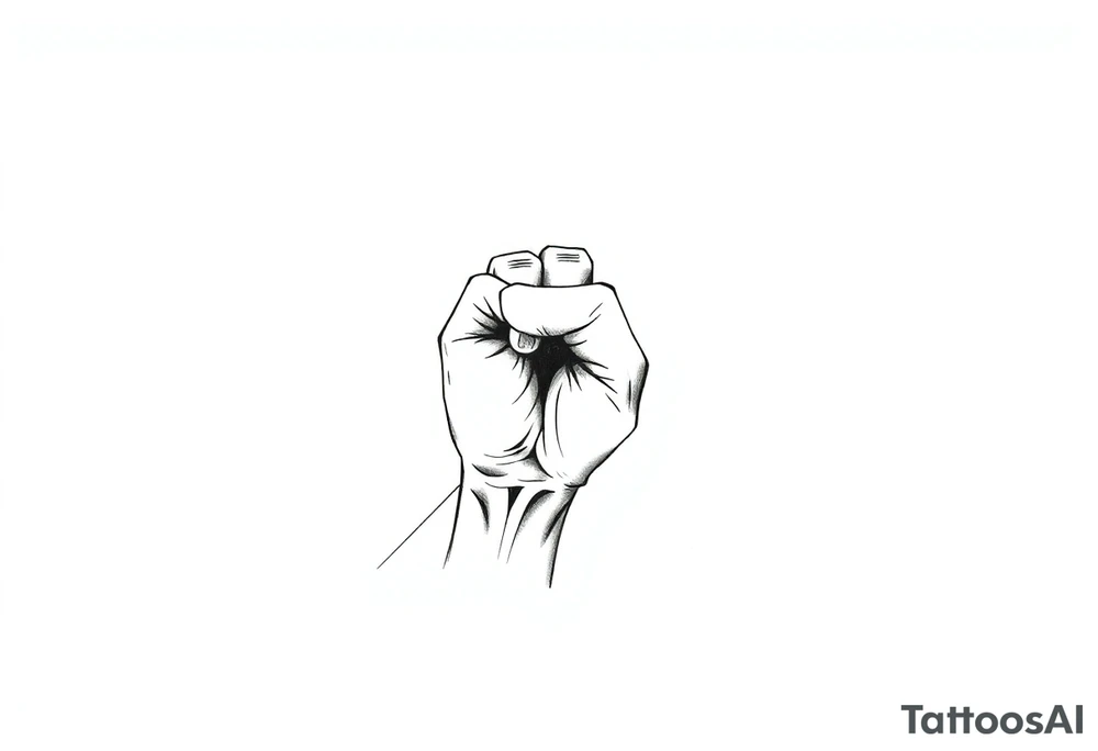 Life, line, power, relentless, happiness tattoo idea