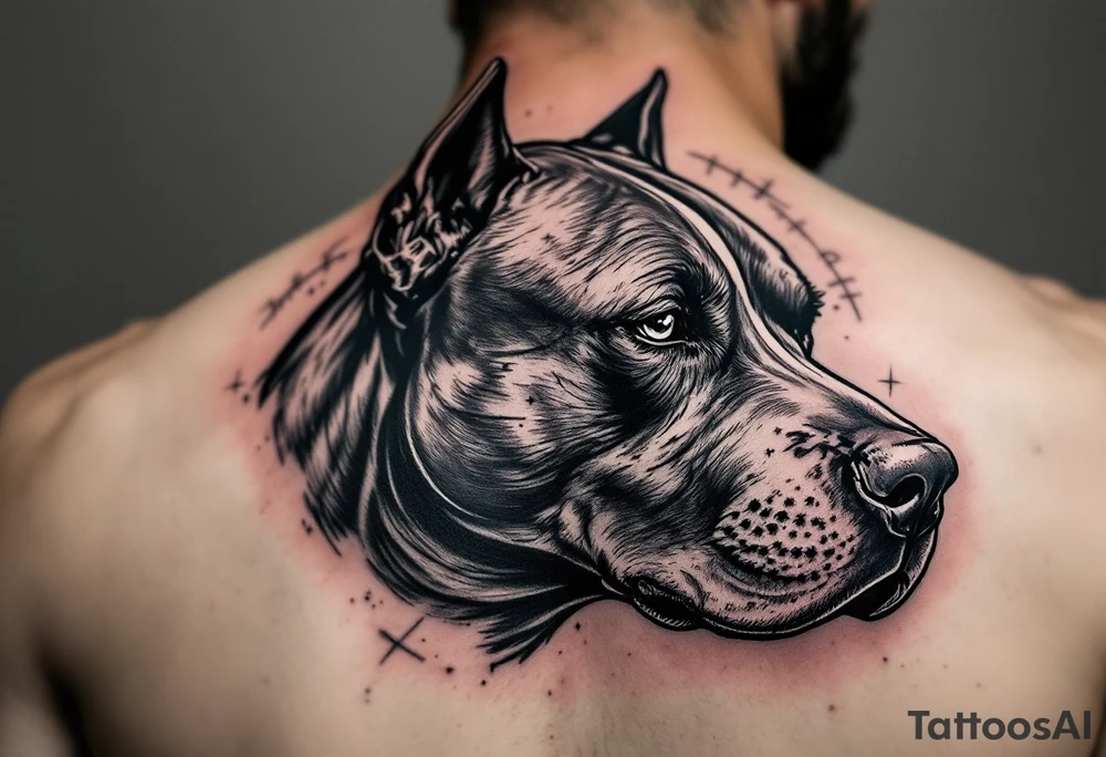 pitbull tattoo tattoo idea