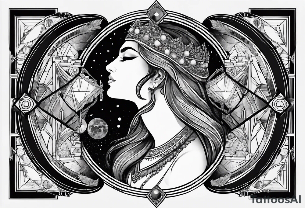 Astrology, Gemini, Natal Chart, angelic, soul mates, vision, third eye, armband tattoo idea